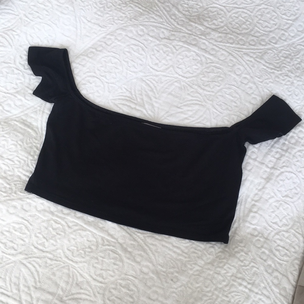 Aerie crop off the shoulder top - Picture 2 of 15
